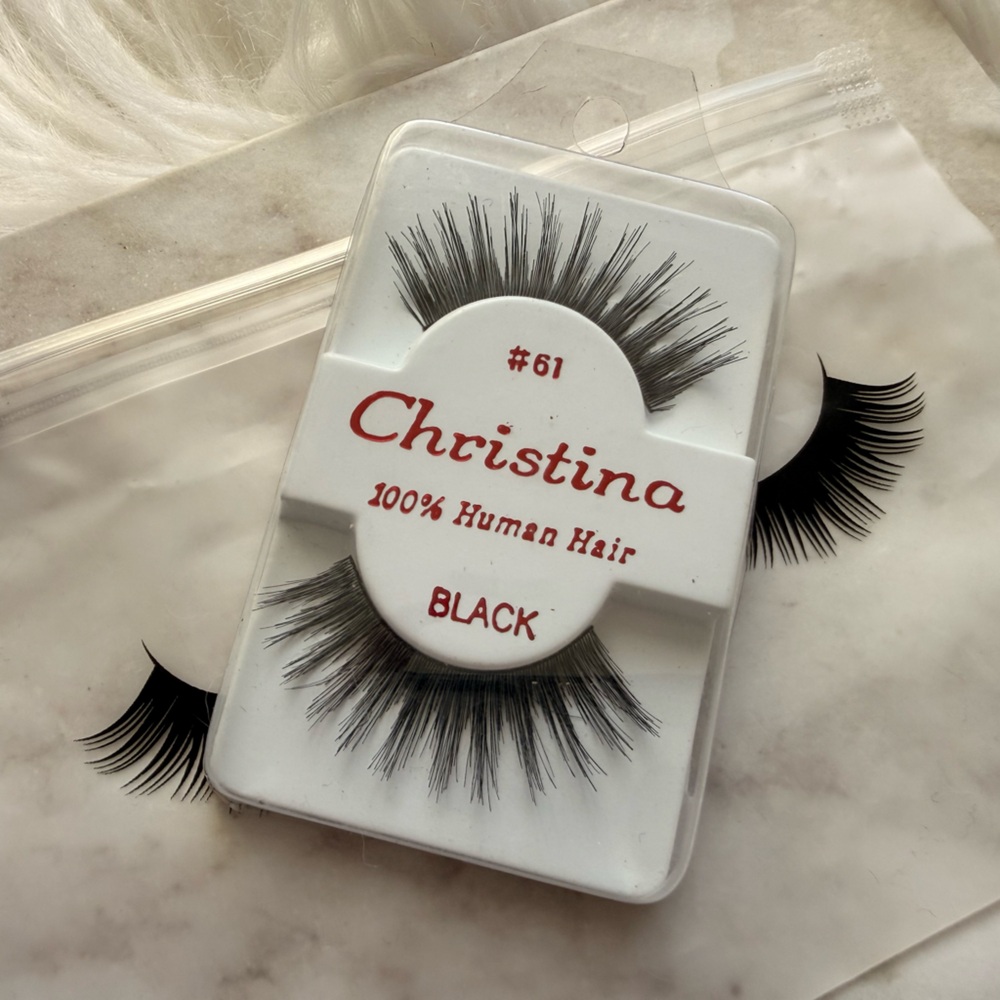 Christina Black 100% Human Hair Eyelashes
